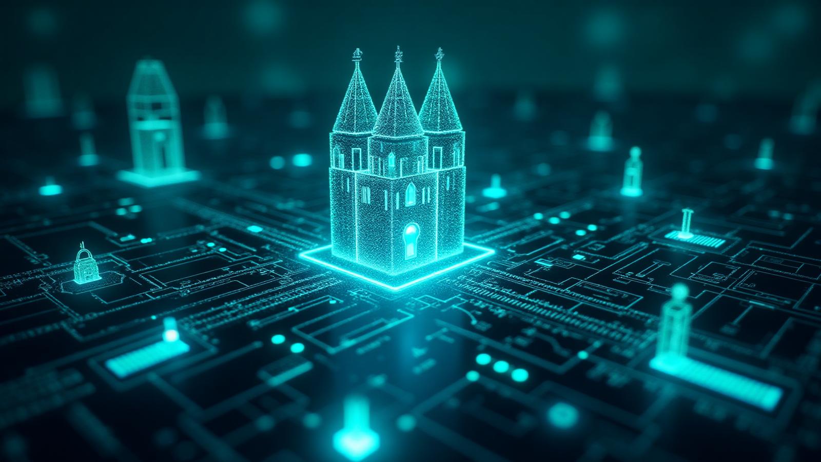 Visualización de protección de datos y ciberseguridad