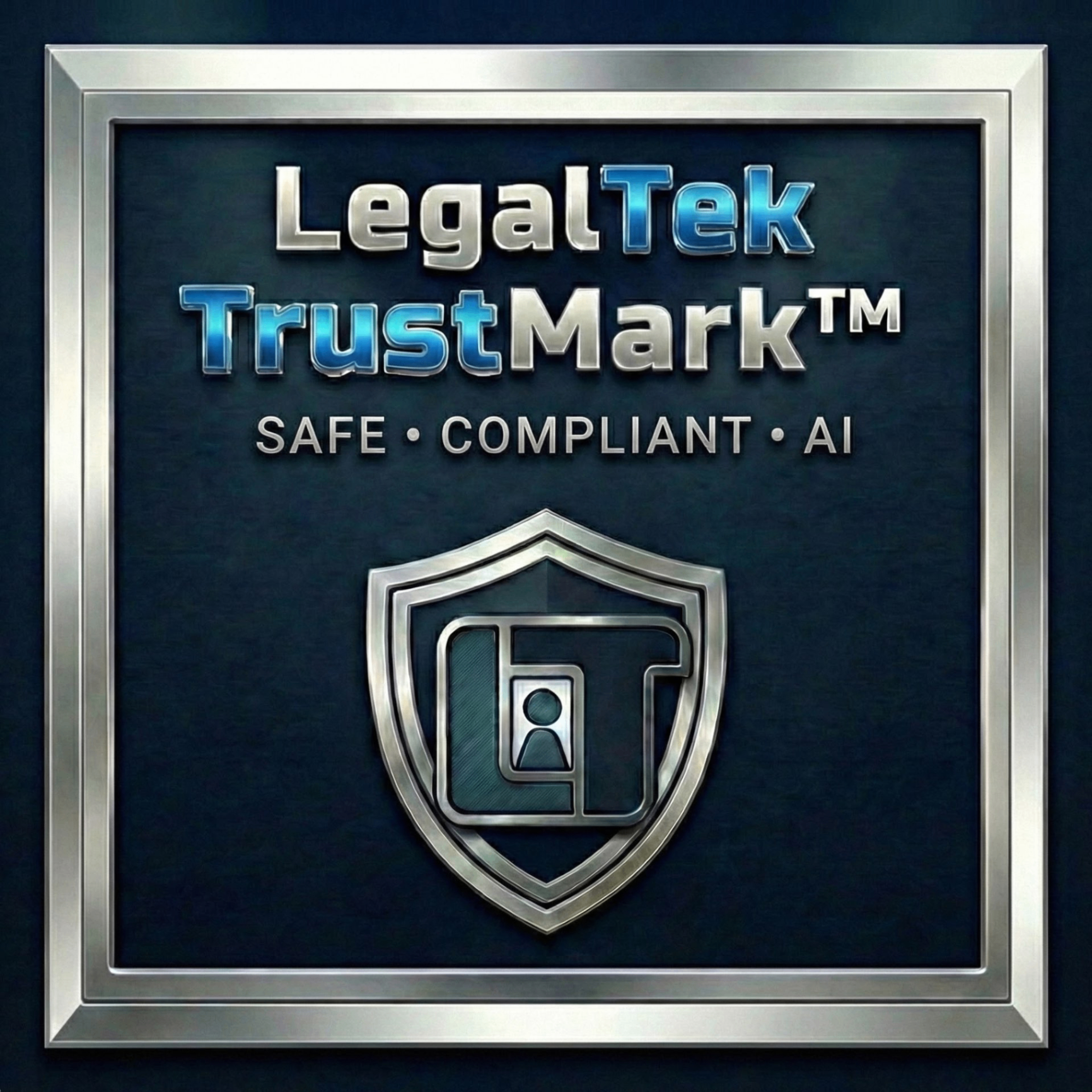 LegalTek TrustMark — Legal AI Governance Matrix seal